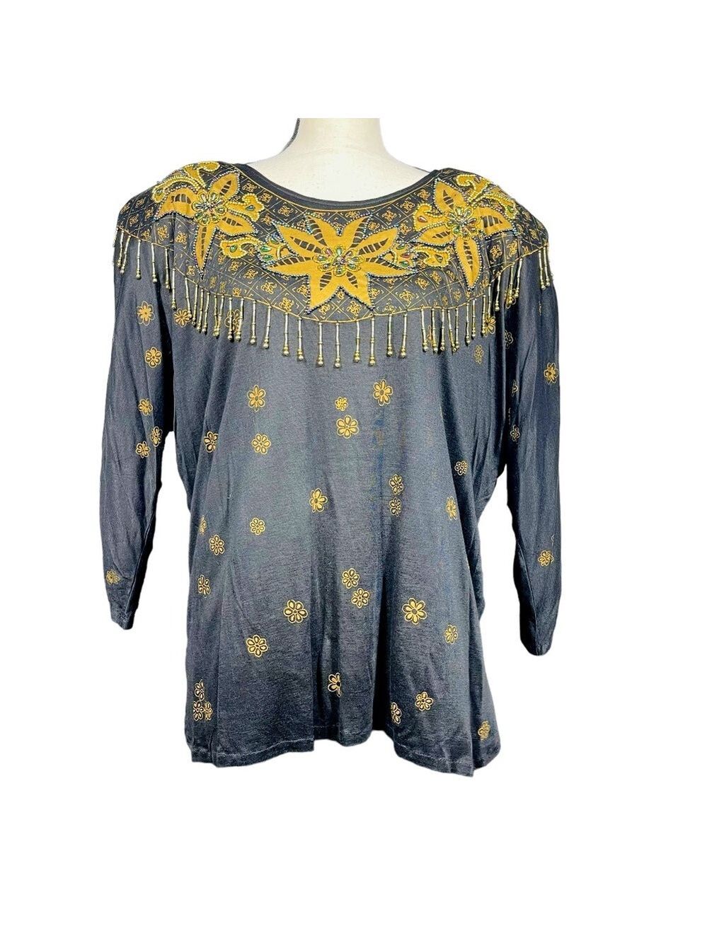 Jane Ashley beaded Shirt